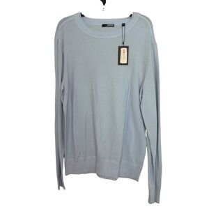 Murano Men's Light Blue Crewneck Sweater